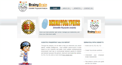 Desktop Screenshot of brainy-brain.com